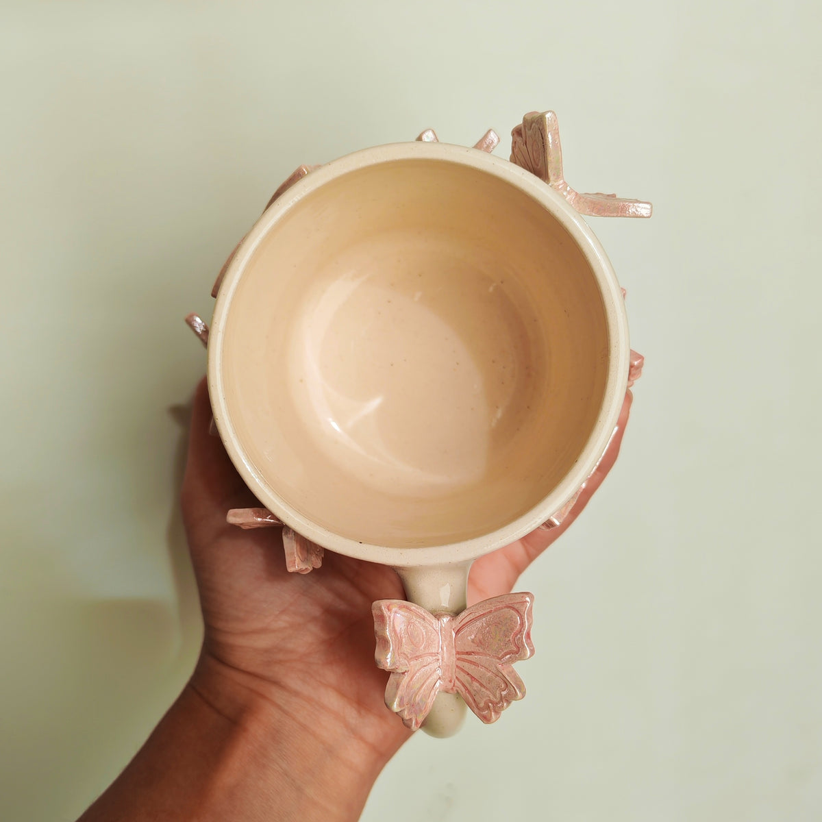 Taza Mariposas con Nácar