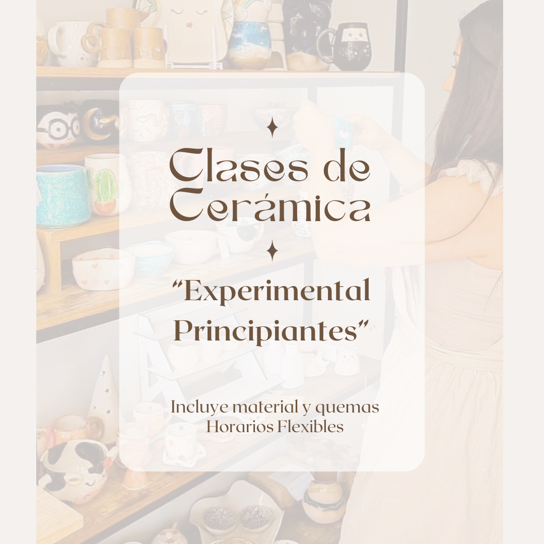 Clases Experimental Principiantes en Cerámica