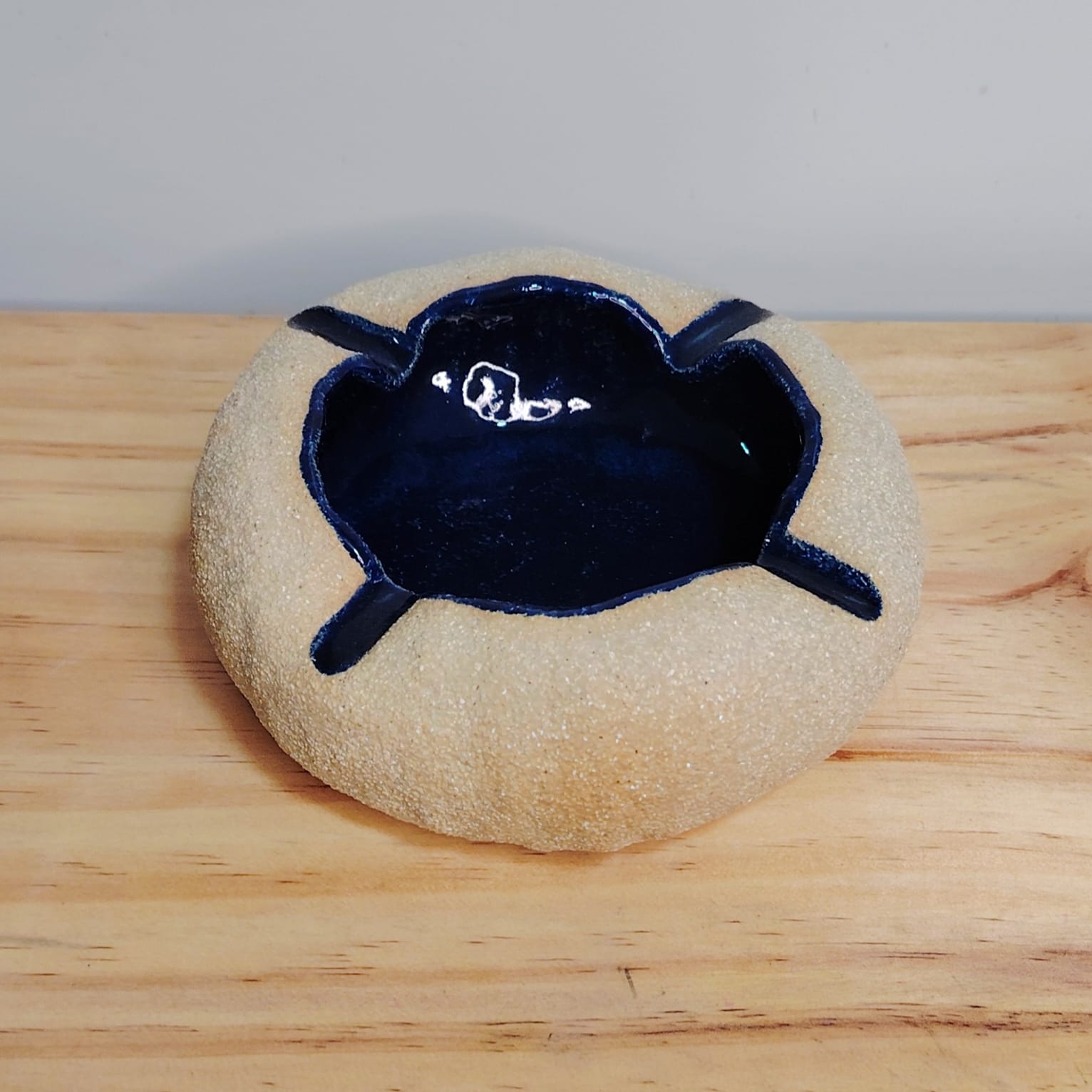 Cenicero de Cerámica Cobalto