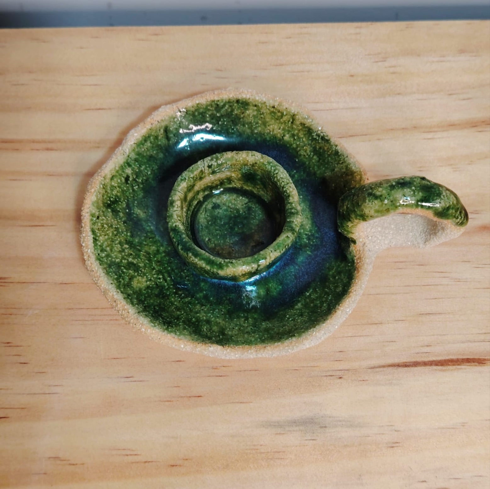 Portavela Turquesa Cobre