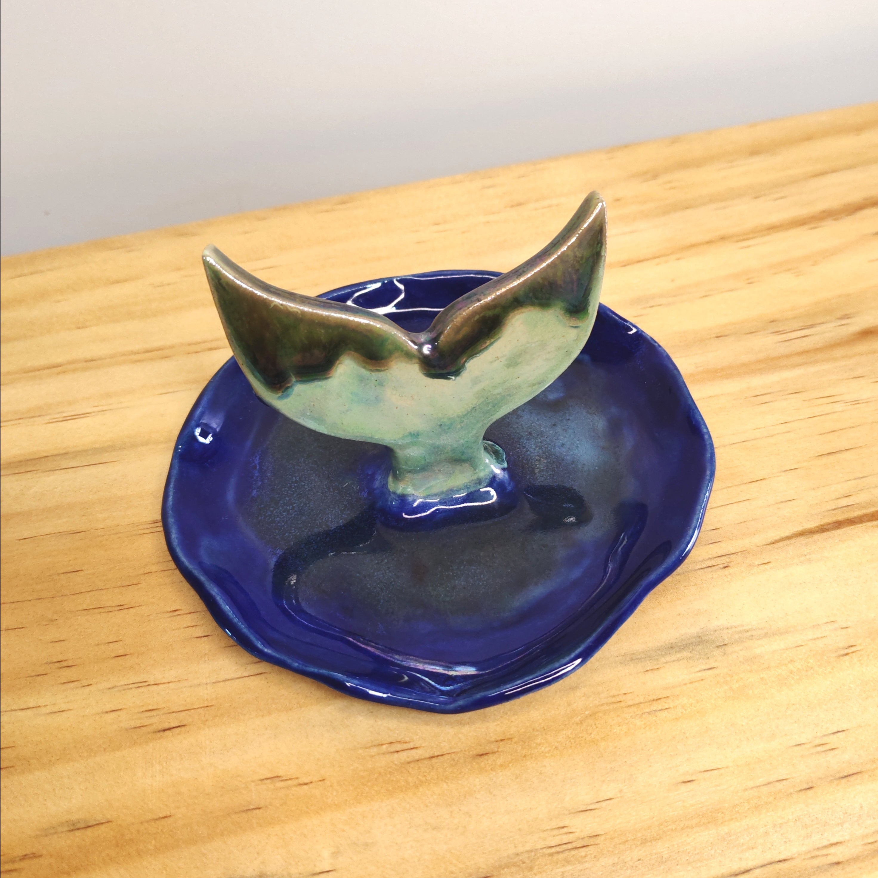 Joyero Cola Sirena de Cerámica con Tornasol