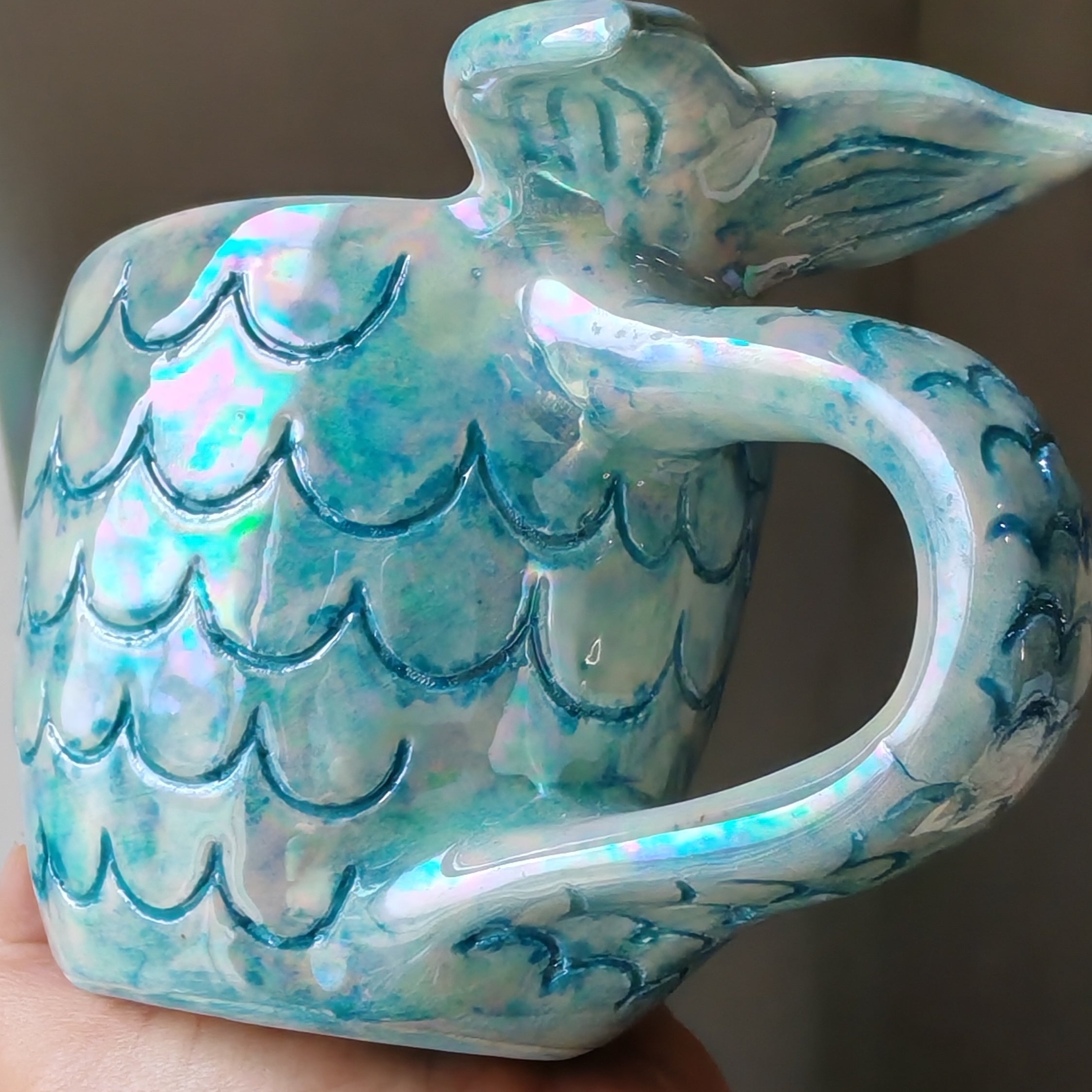Taza Sirena con Nácar 350ml