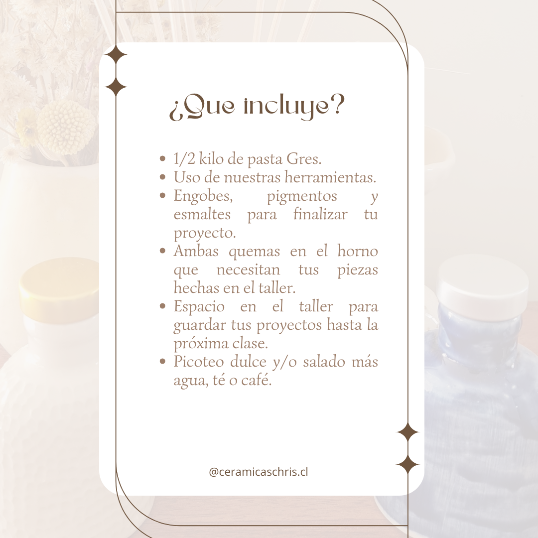 Taller “Conoce la cerámica”