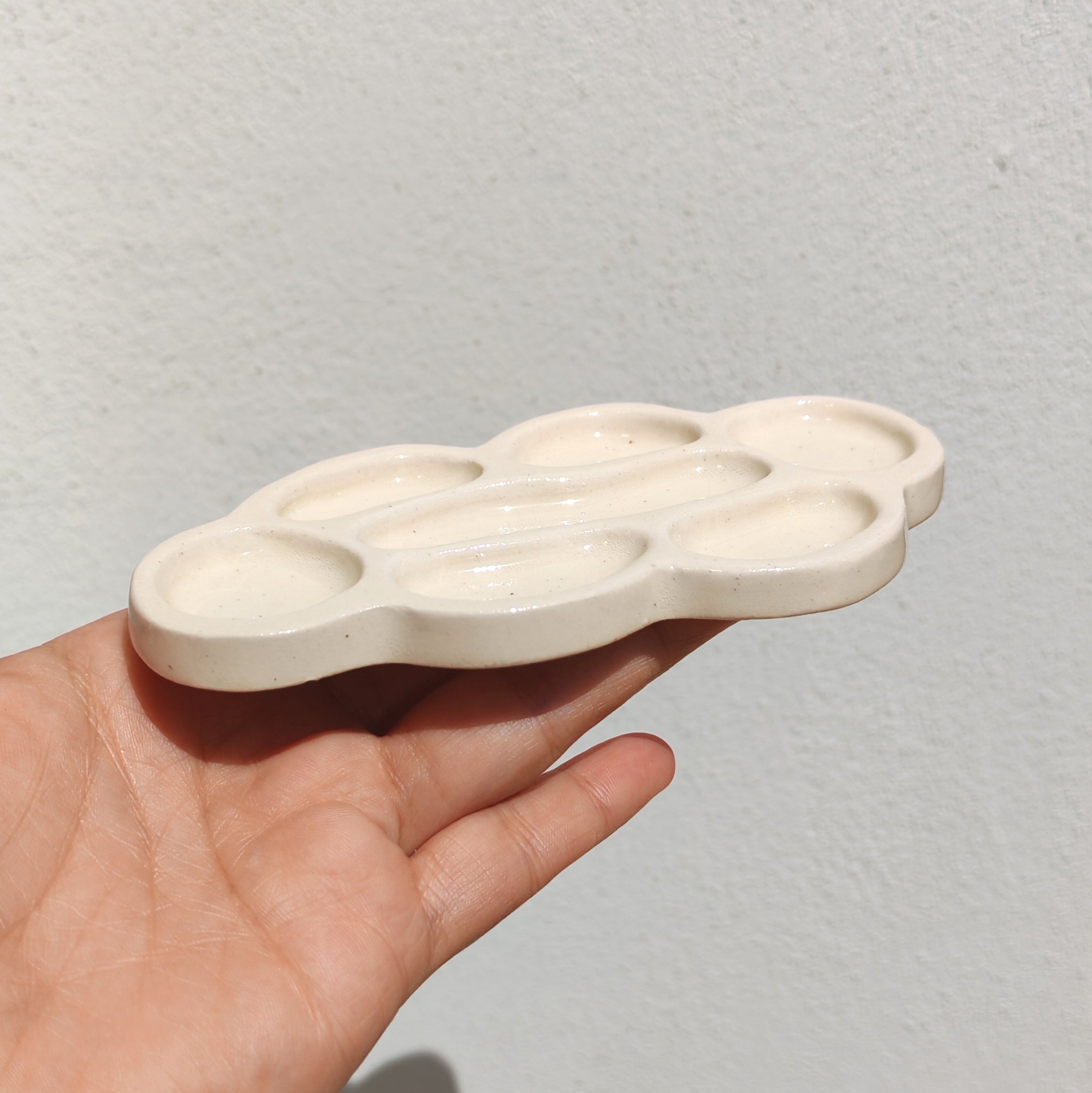 Paleta Mezcladora de Cerámica Nube