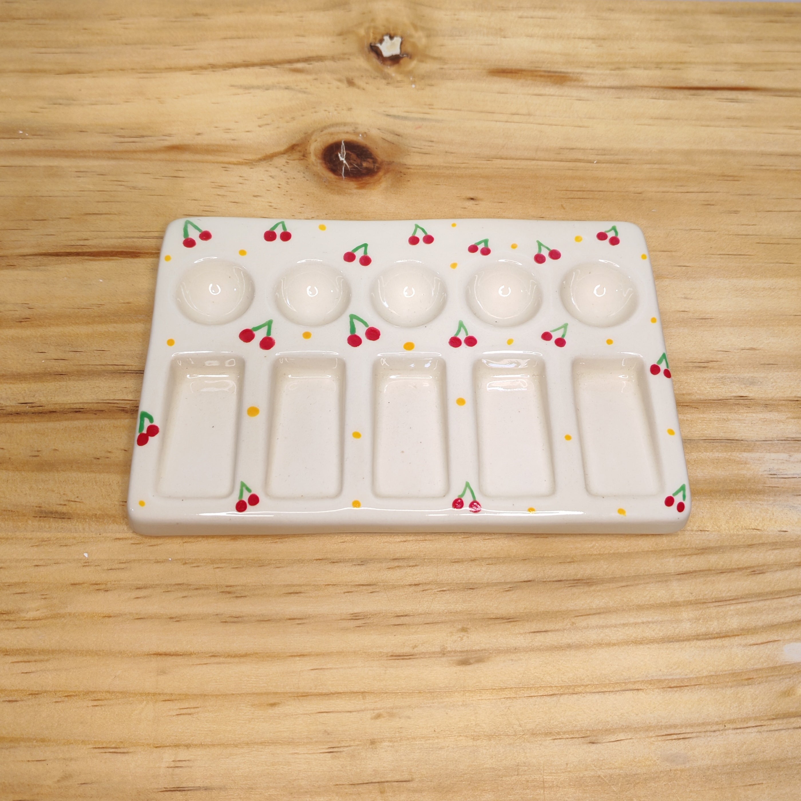 Paleta Mezcladora Acuarelas Guindas