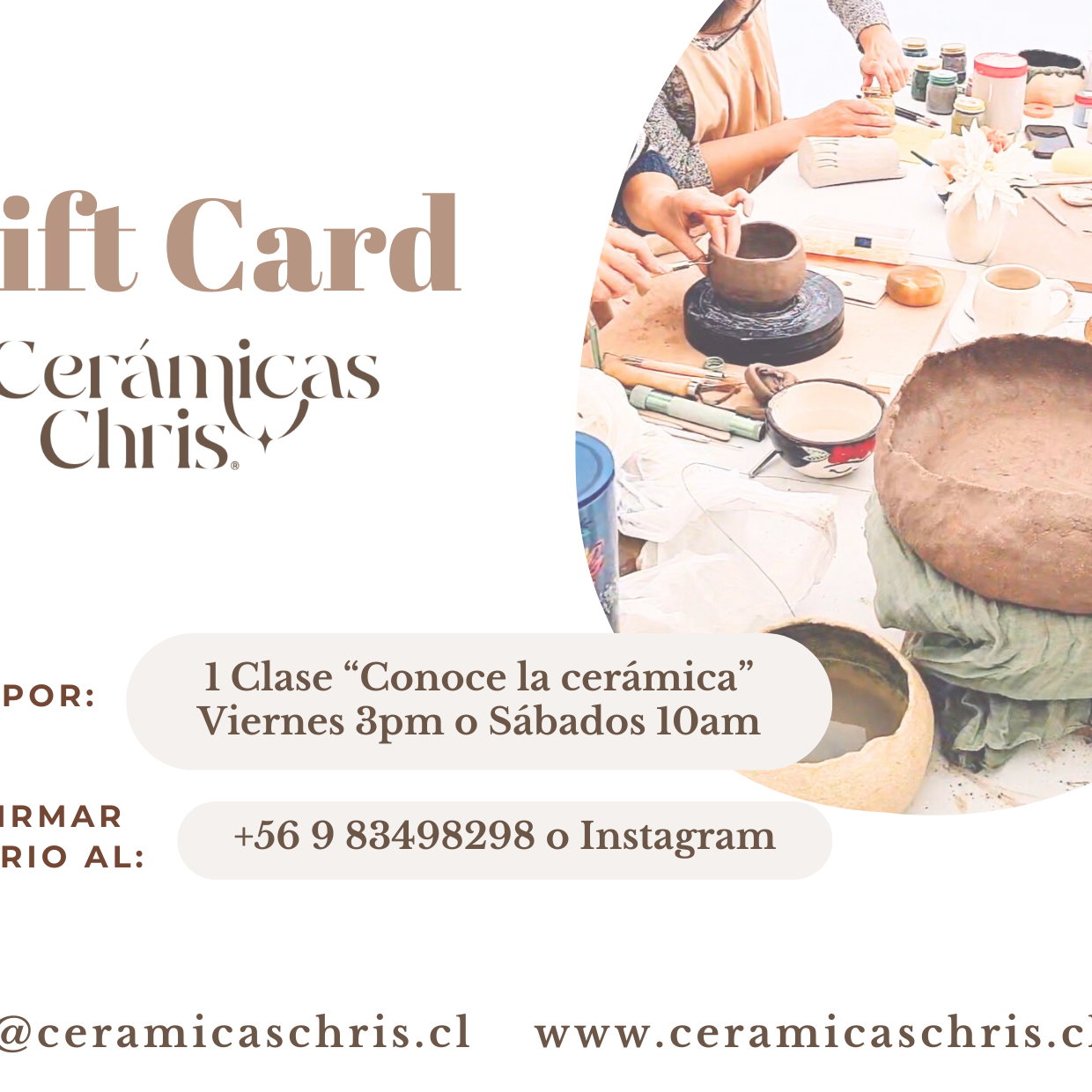 Taller “Conoce la cerámica”