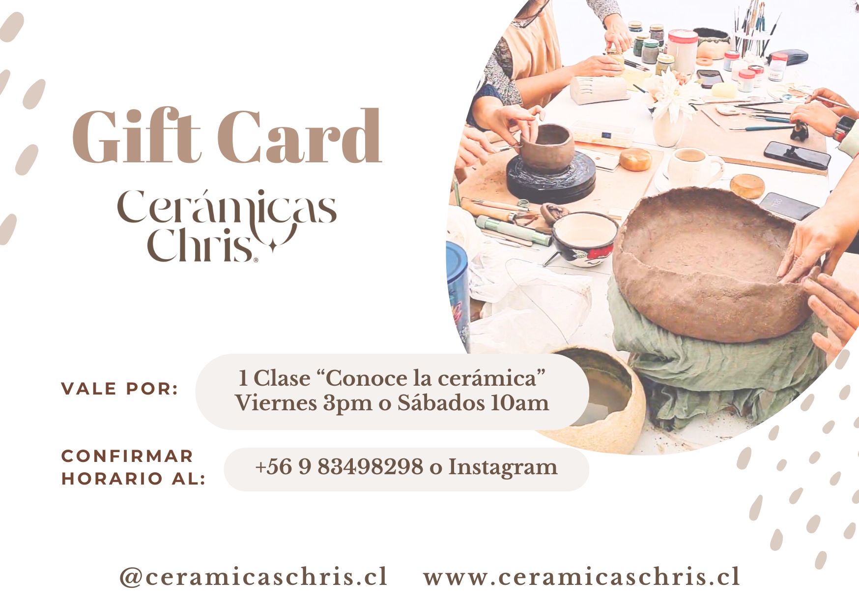 Taller “Conoce la cerámica”