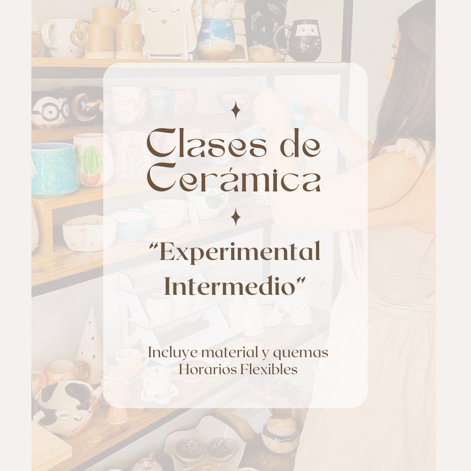 Clases para Intermedio Experimentales en Cerámica