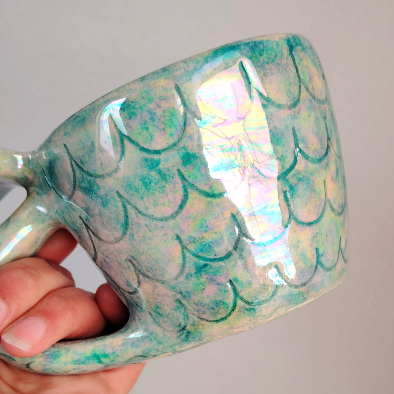 Taza Sirena con Nácar 350ml