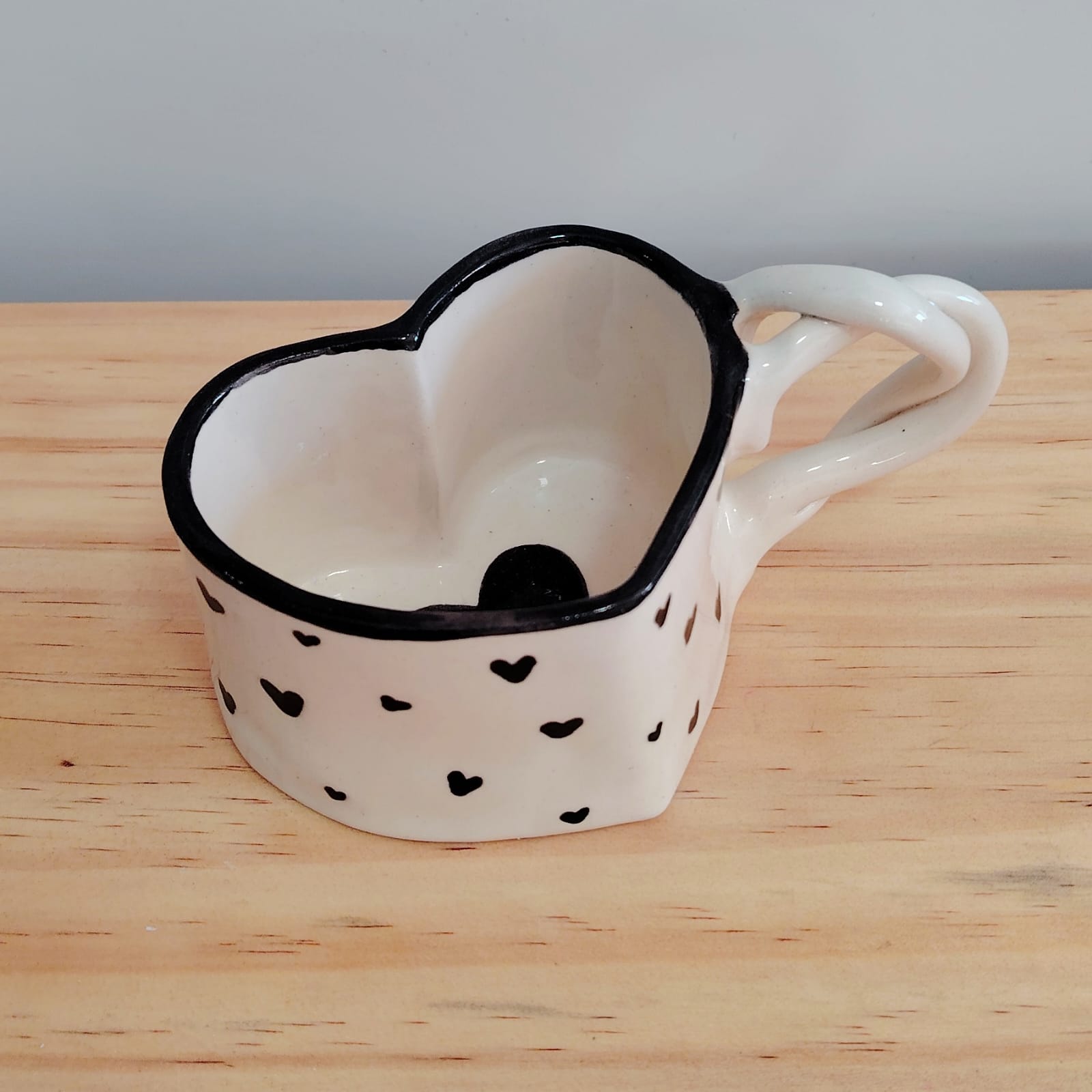 Taza Corazón Negro