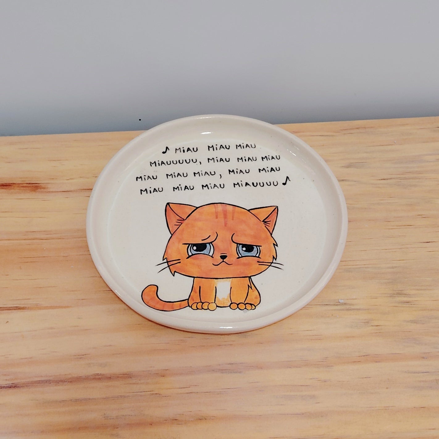 Plato Gato Triste