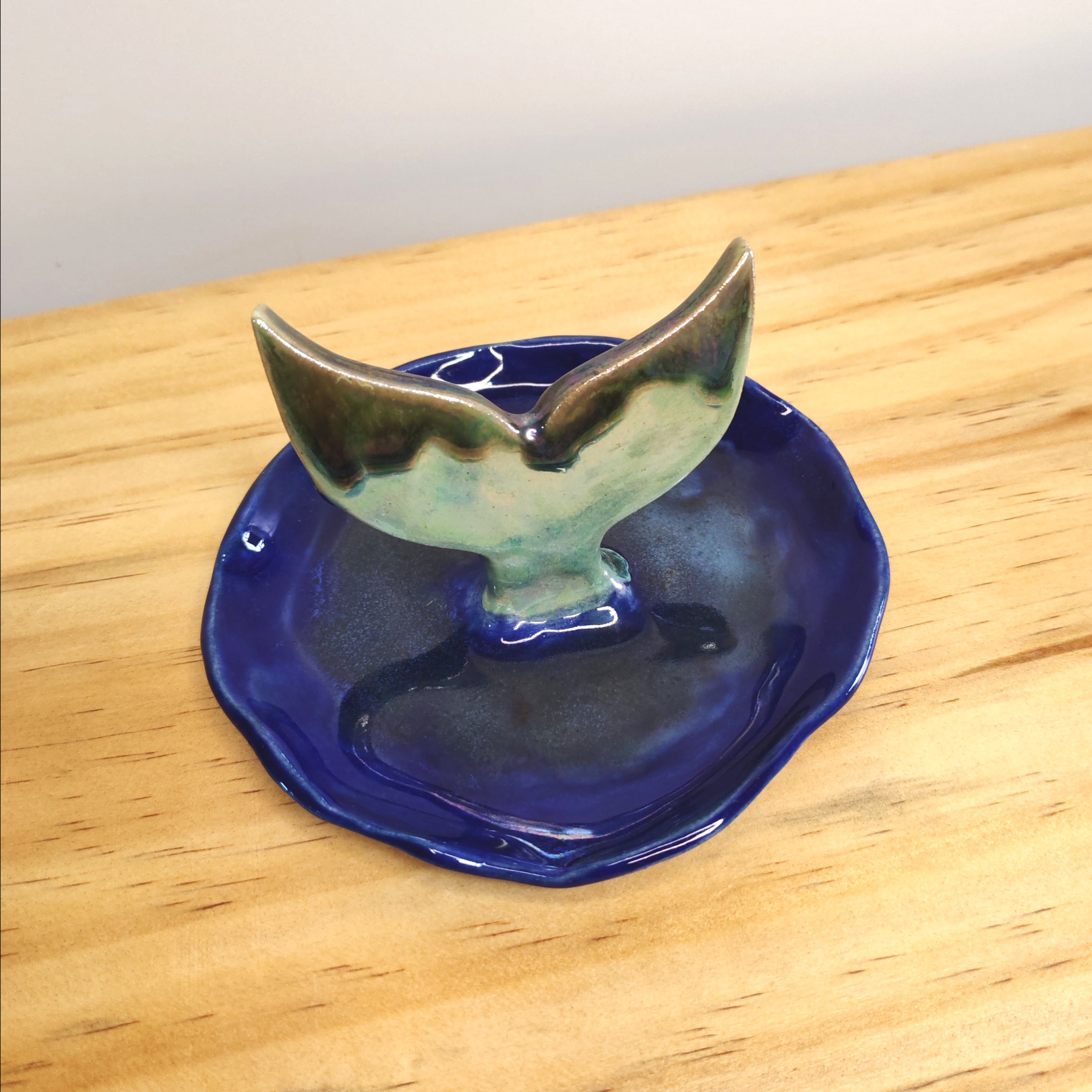 Joyero Cola Sirena de Cerámica con Tornasol