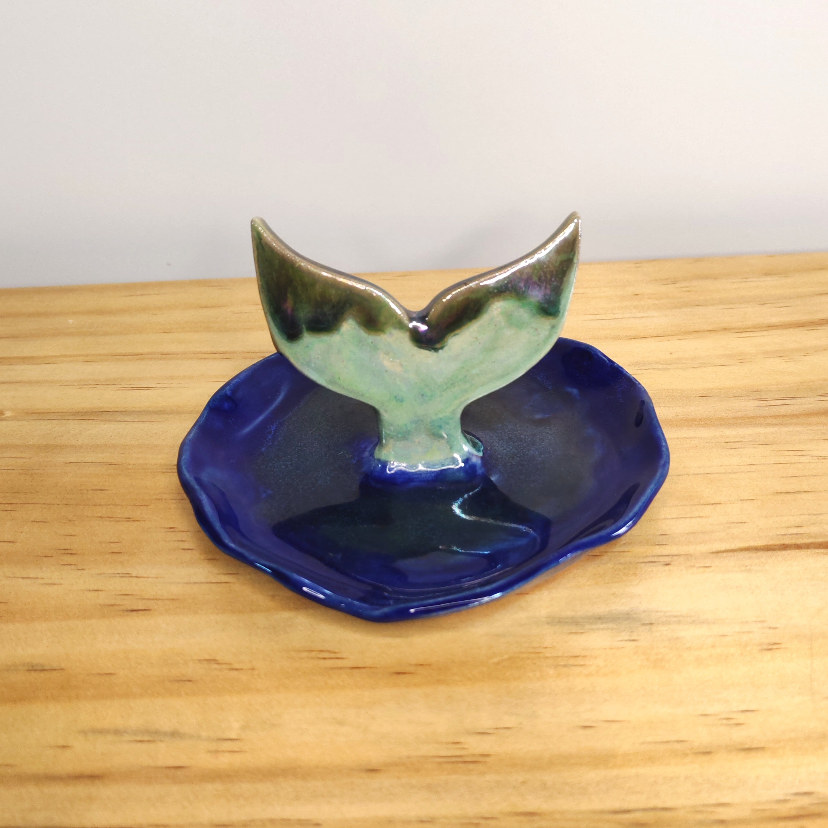 Joyero Cola Sirena de Cerámica con Tornasol