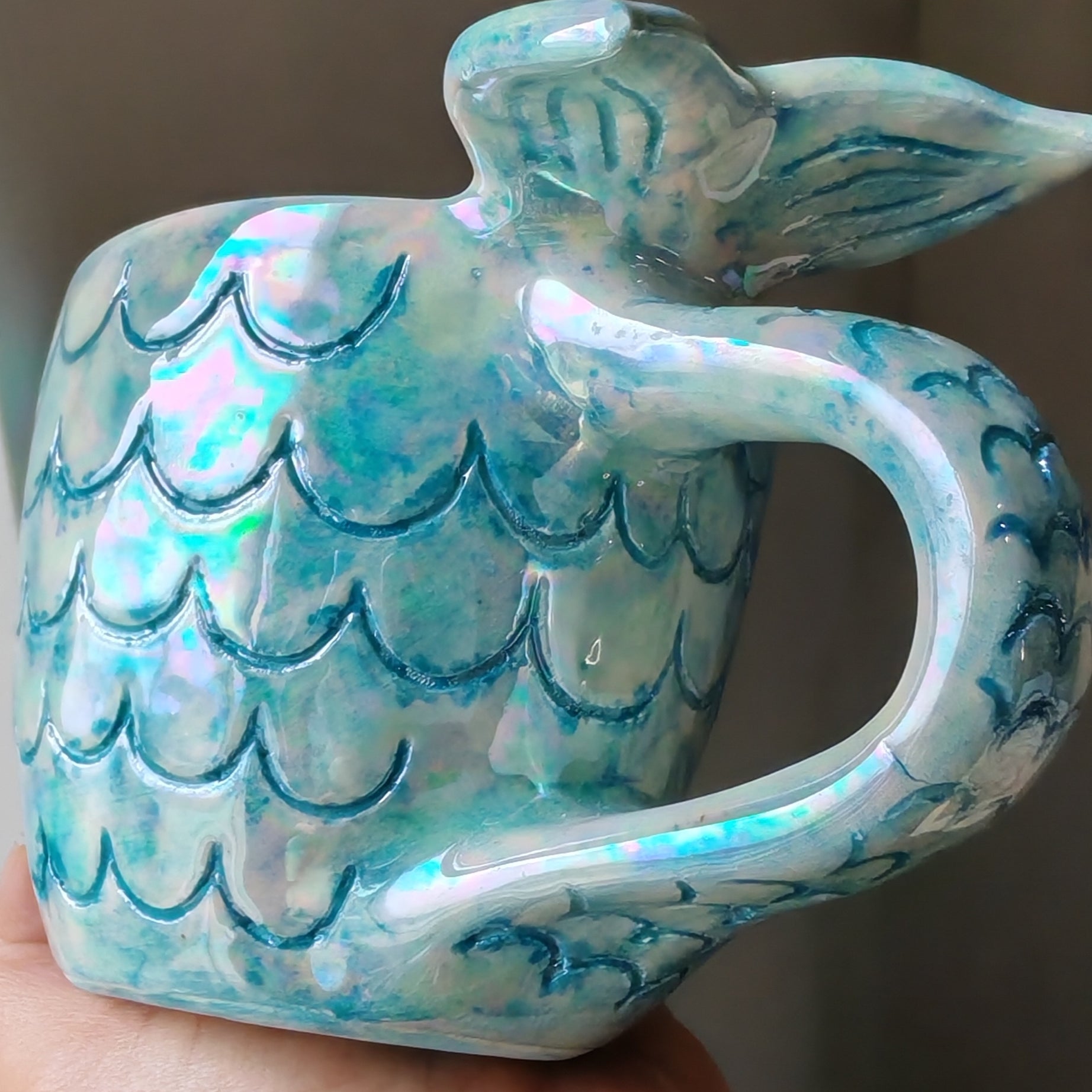Taza Sirena con Nácar 350ml