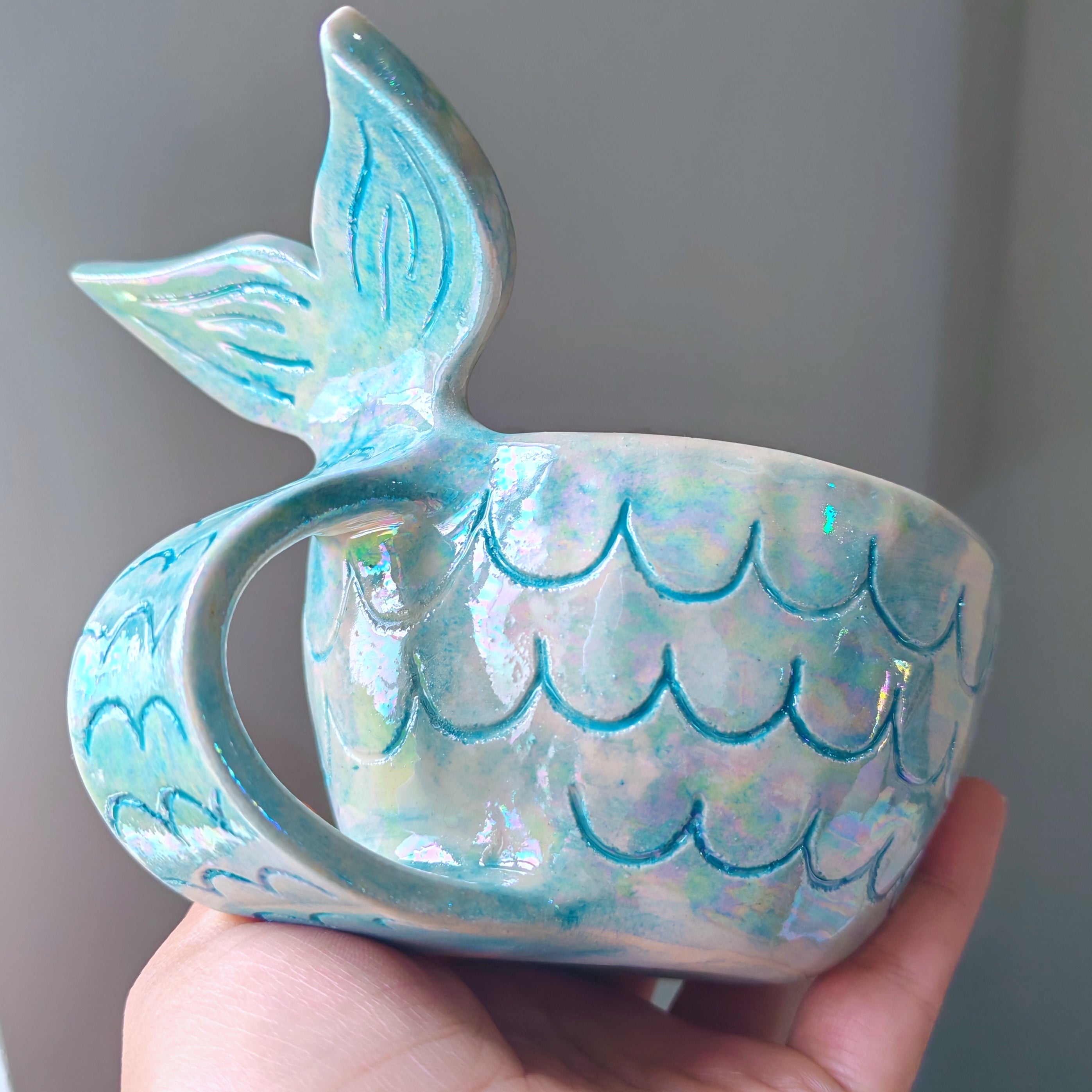 Taza Sirena con Nácar 200ml