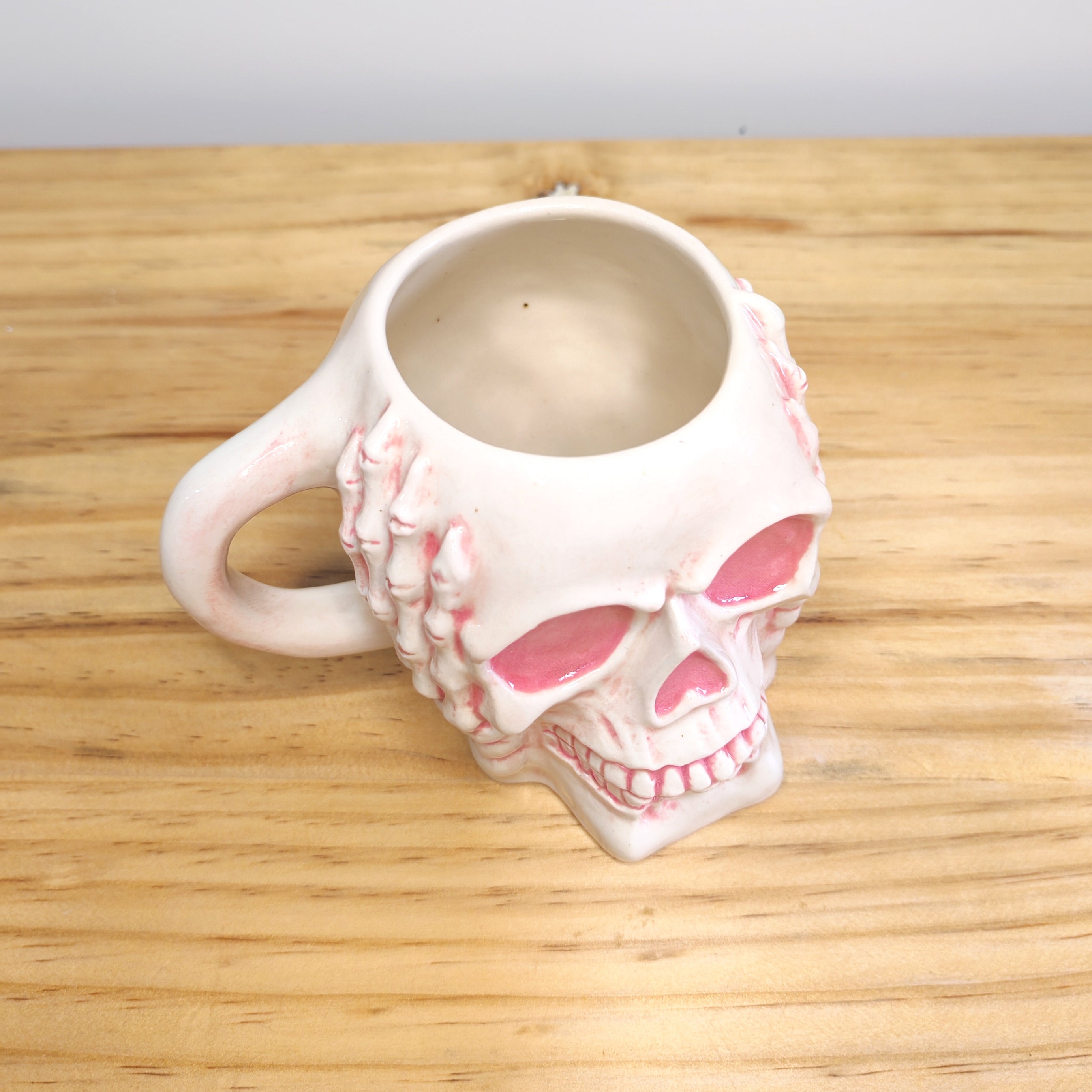 Taza Calavera Rosa