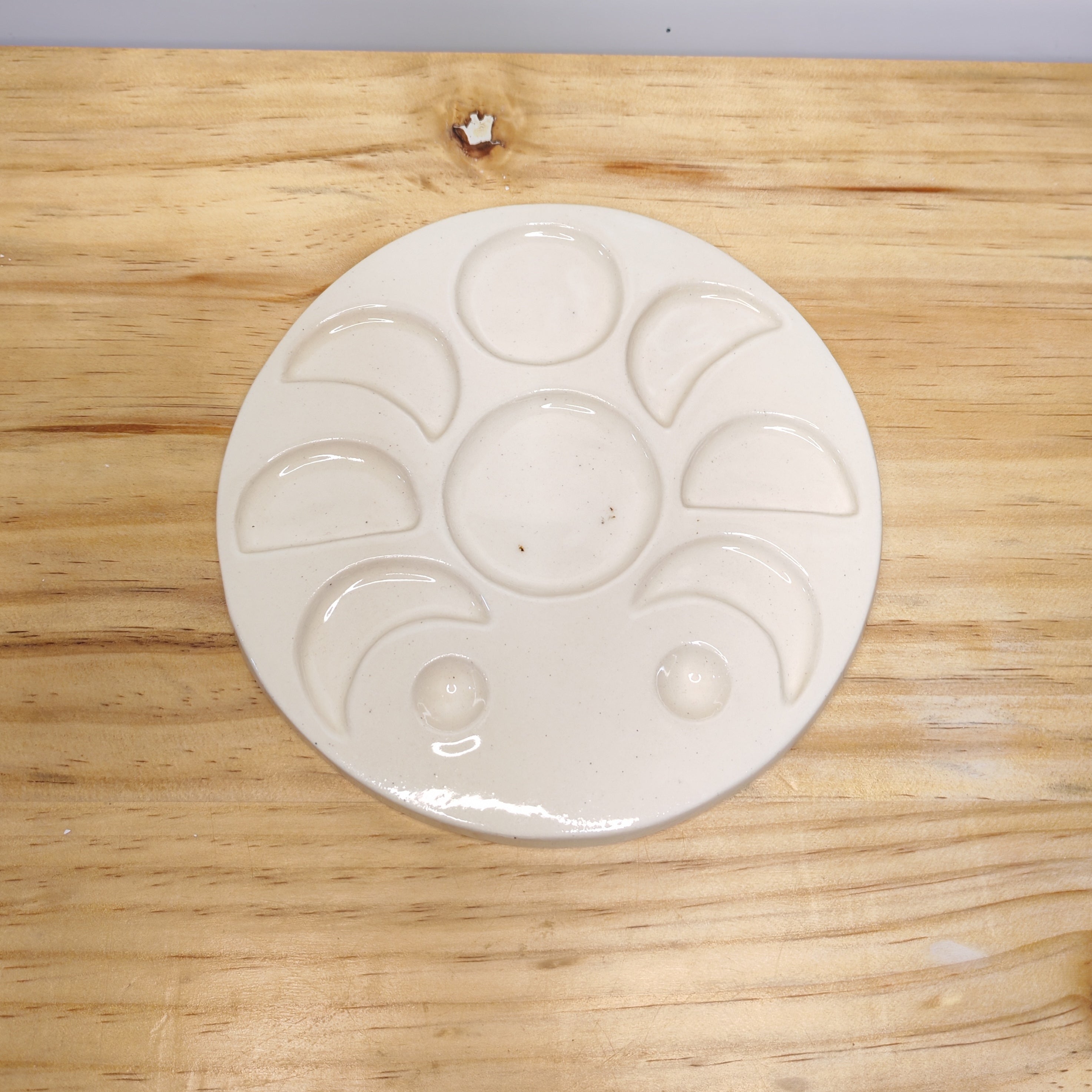 Paleta Mezcladora de Cerámica Luna