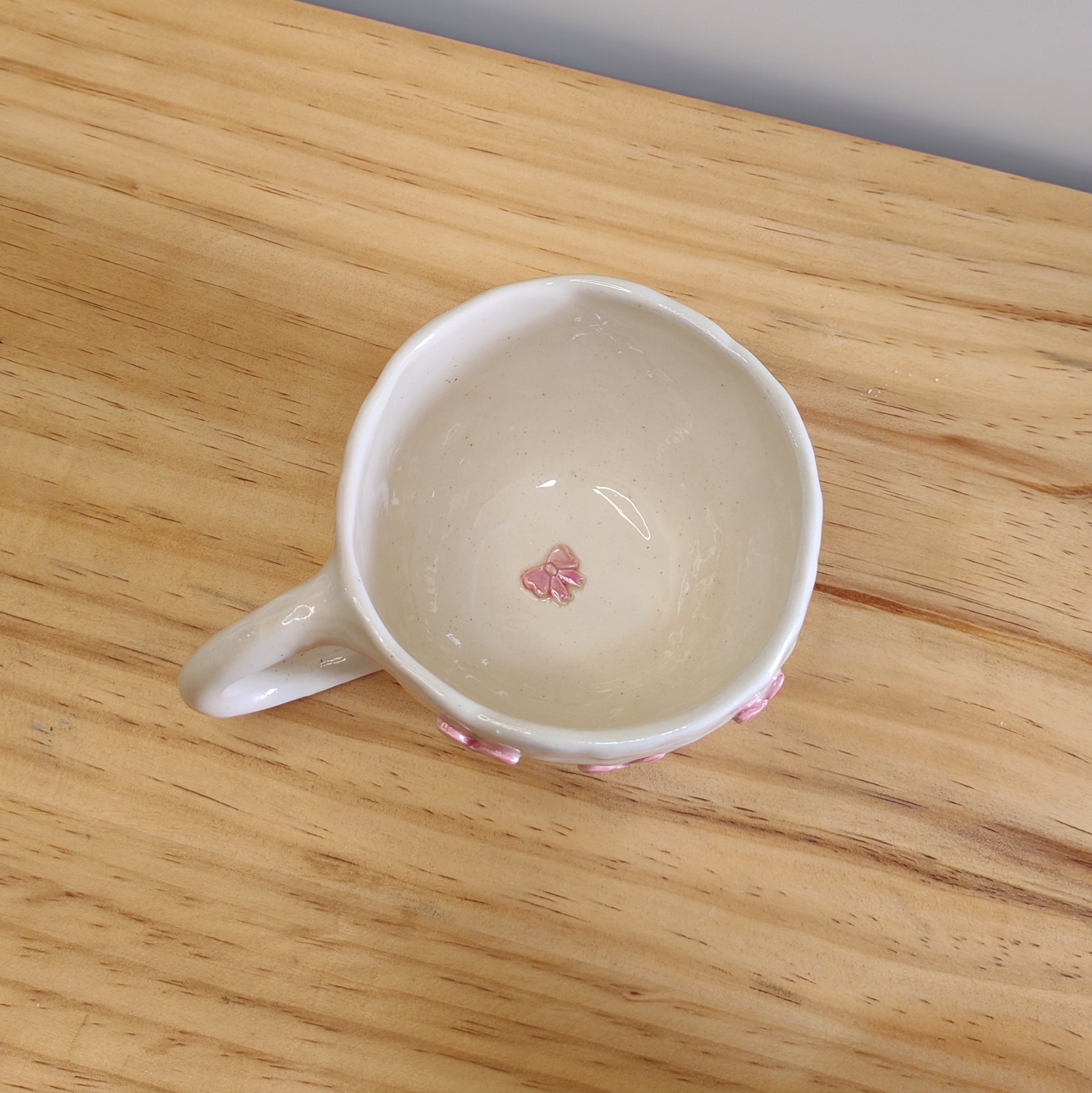 Taza Lazos Rosa Nácar