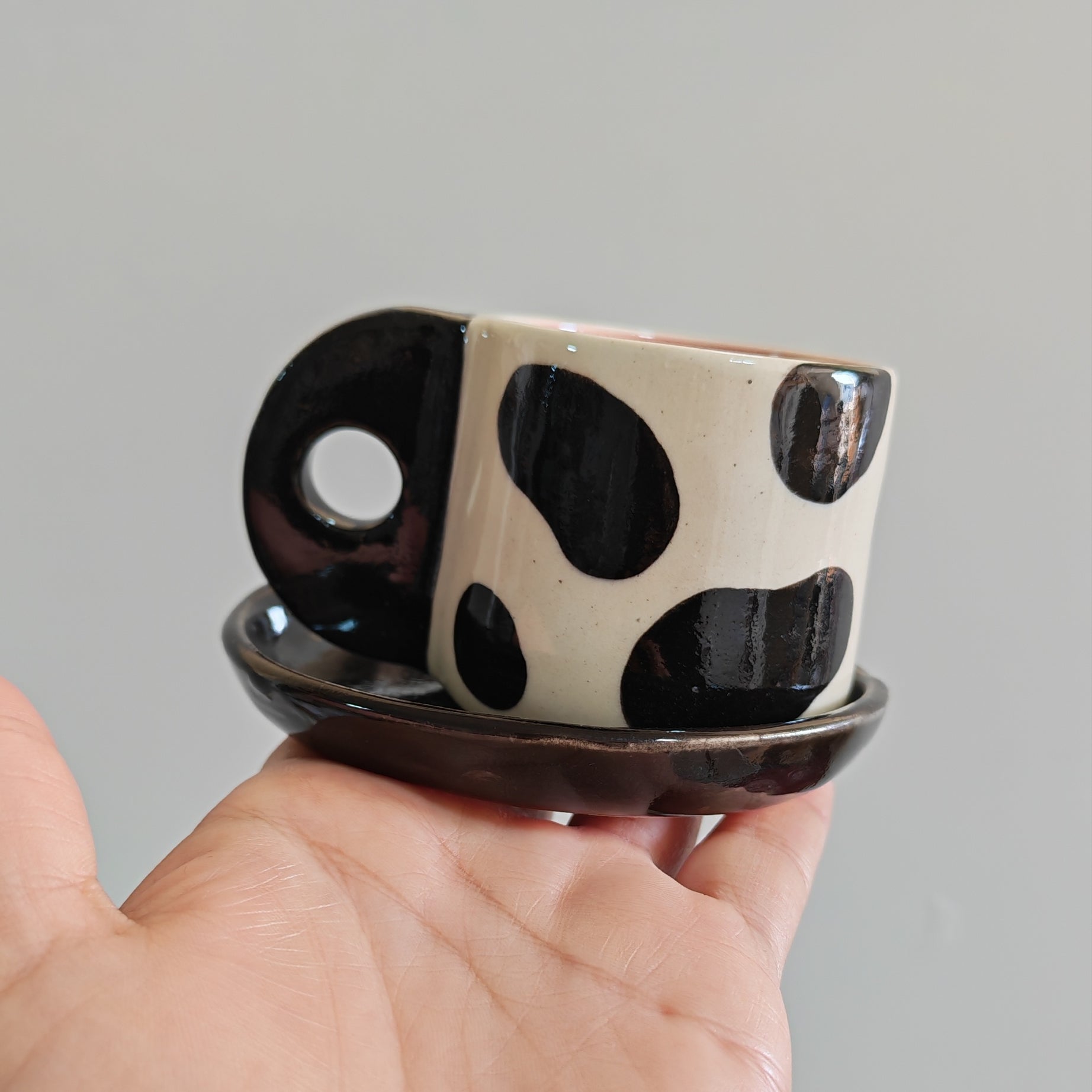 Taza Espresso Manchas +plato