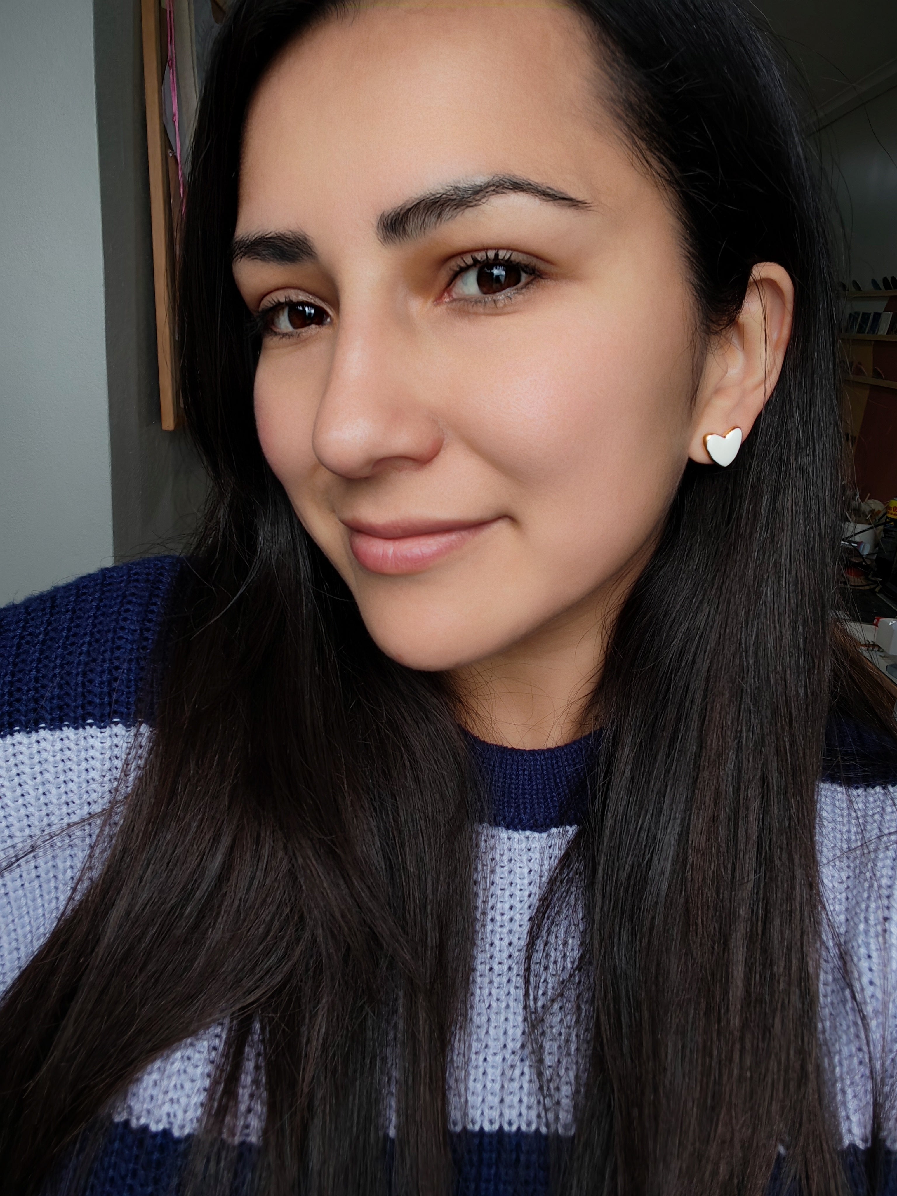 Aros Corazón borde Oro 24k y Plata