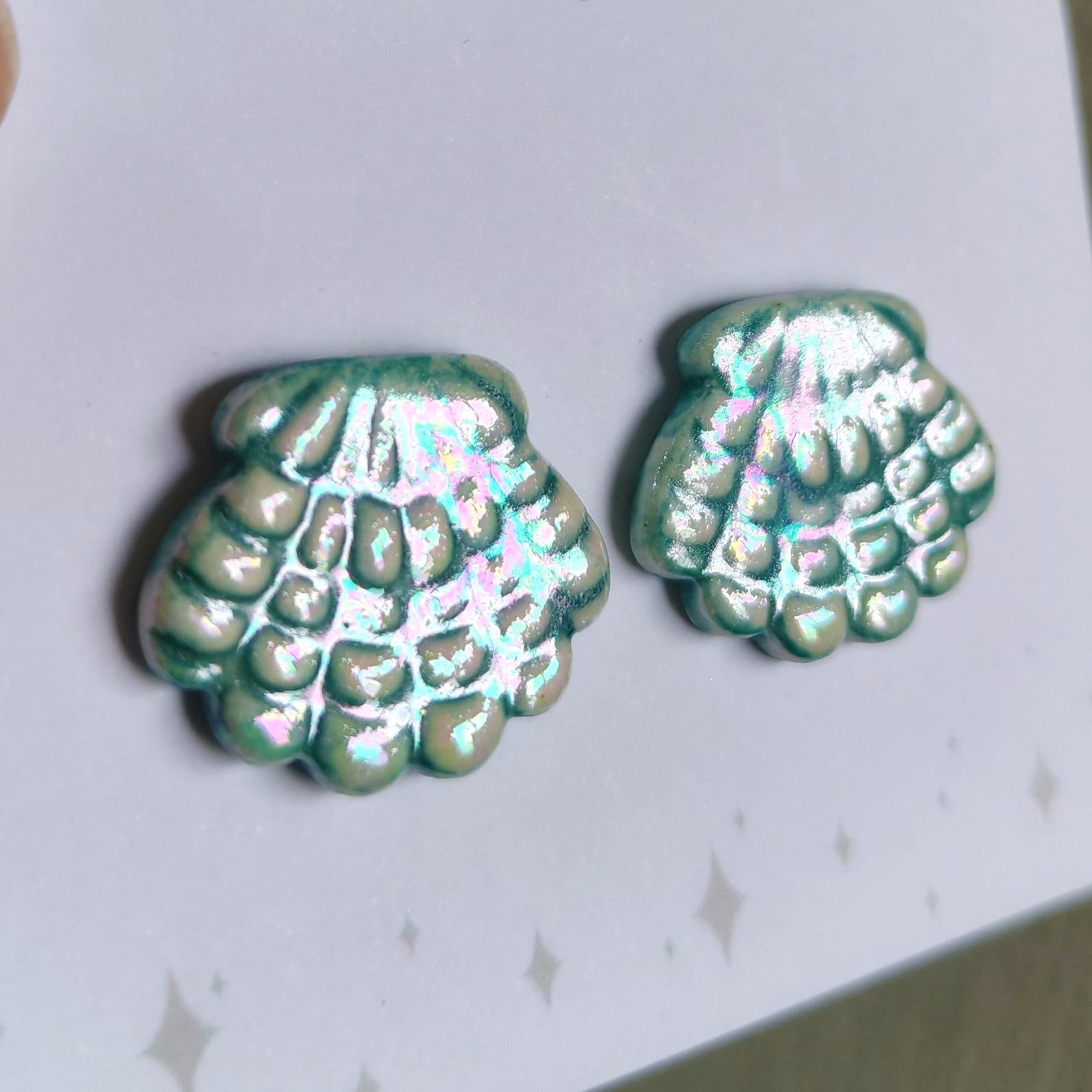 Aros Conchita Mar Calipso y brillo Nácar