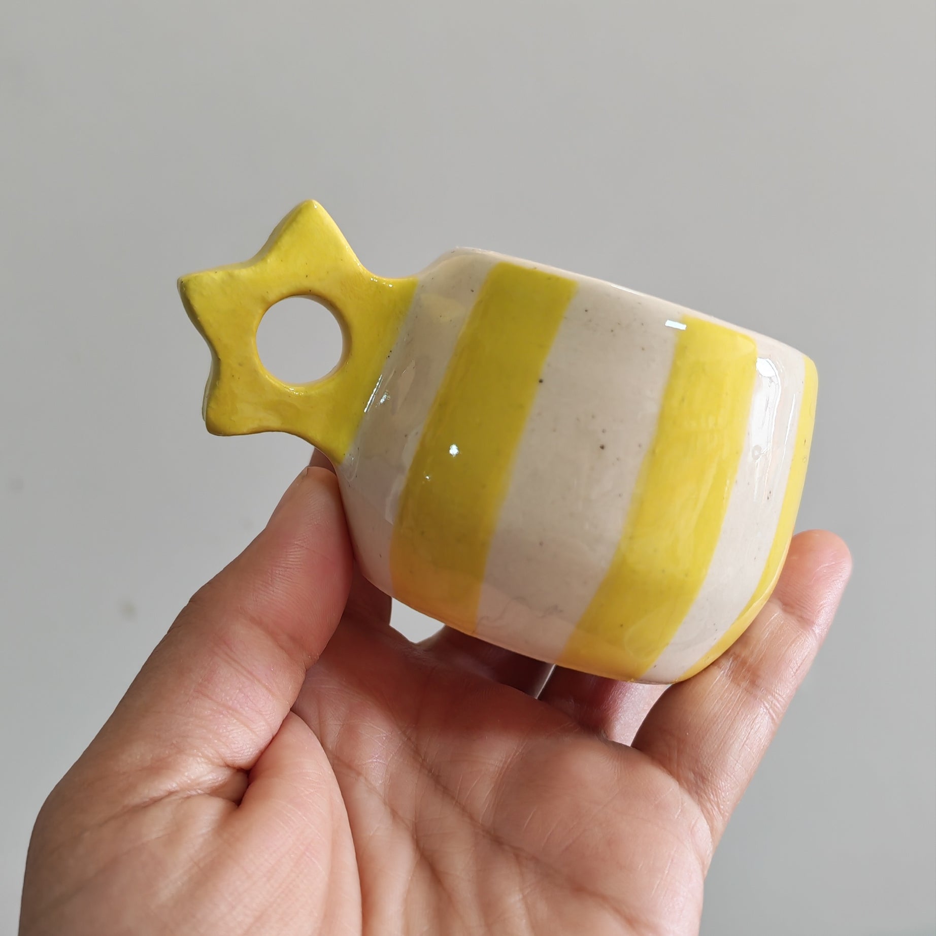 Taza Espresso Estrella Amarilla