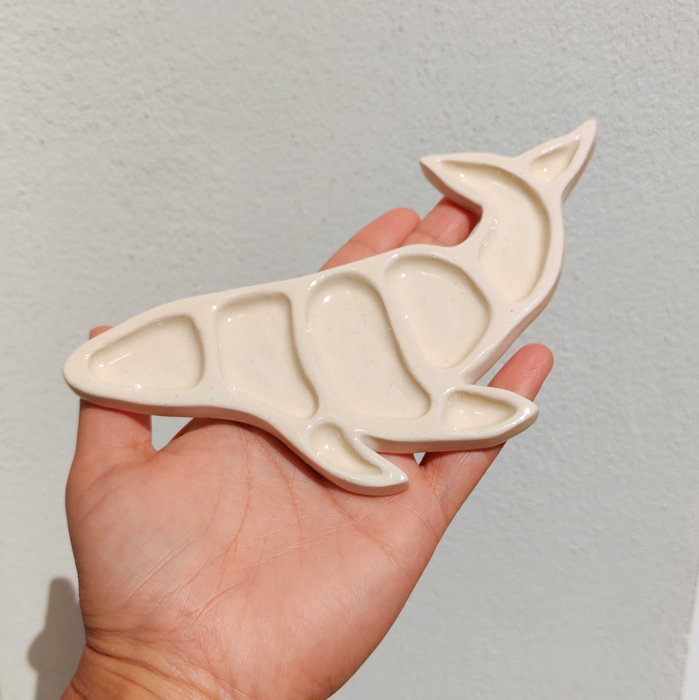 Paleta Mezcladora de Cerámica Ballena
