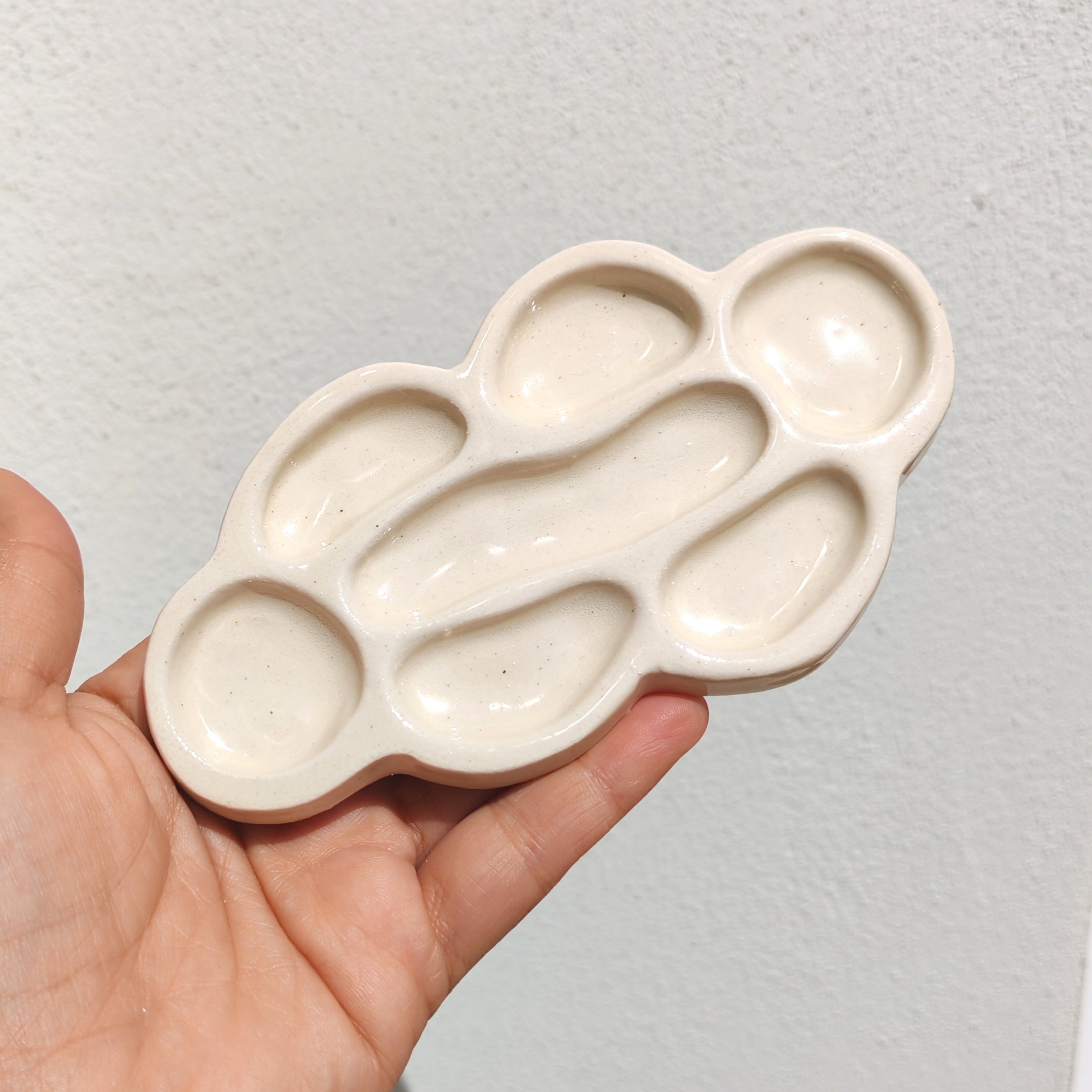 Paleta Mezcladora de Cerámica Nube